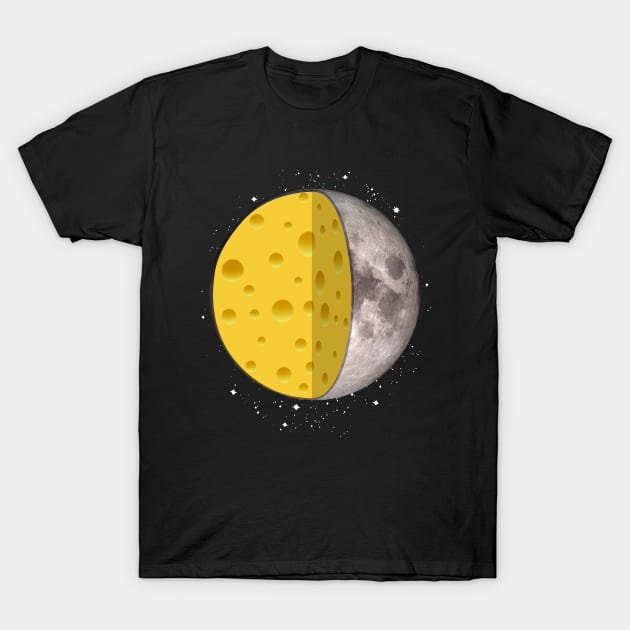 A cheesye moon. T-Shirt by JCMaziu